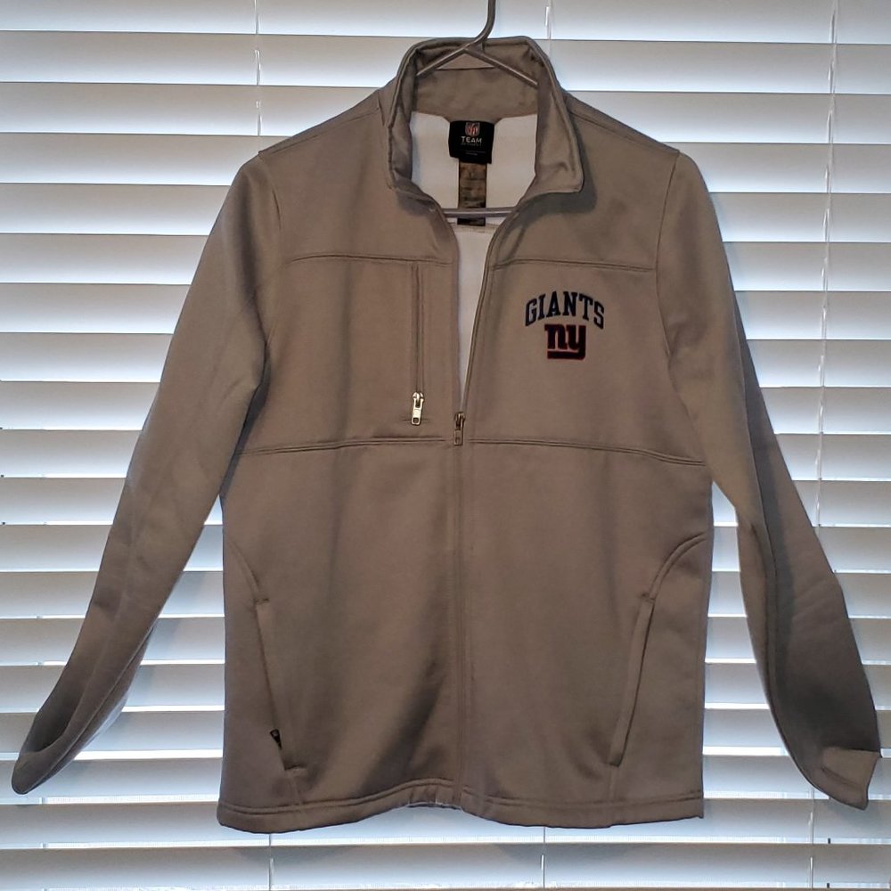 NY Giants NFL Team Apparel Boys Zip Up Jacket Size 14/16